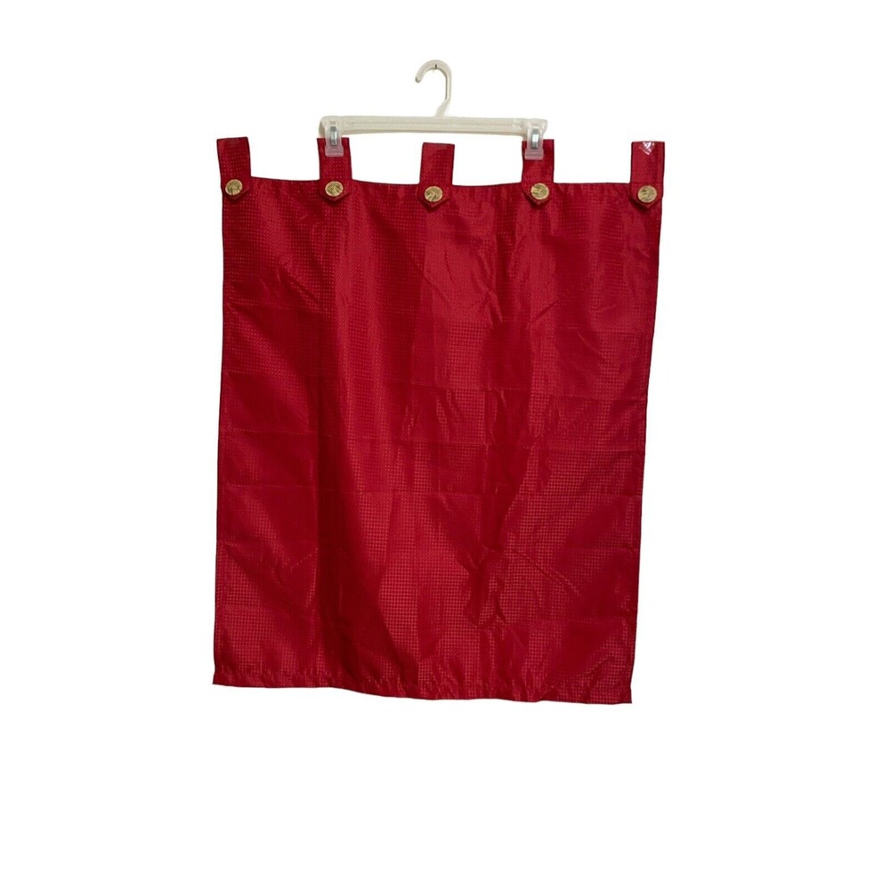 Red Curtains Tab Top Saturday Knight Limited Set Of 2